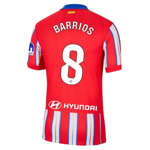 Dres Atletico Madrid Pablo Barrios #8 Domaci 2024-25 Kratak Rukav